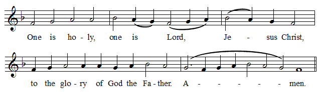 One is holy