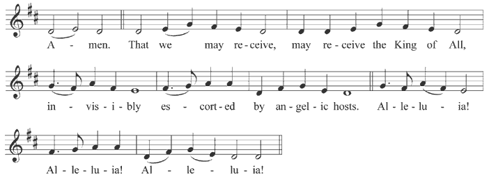 Kontakion of the Resurrection - tone 1