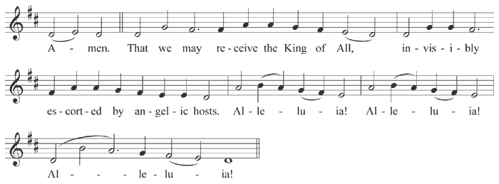 Kontakion of the Resurrection - tone 1